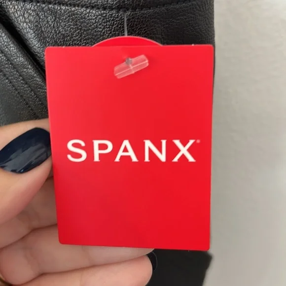 SPANX | Leather like Vegan Jogger Sz. XL NWT - Picture 8 of 9